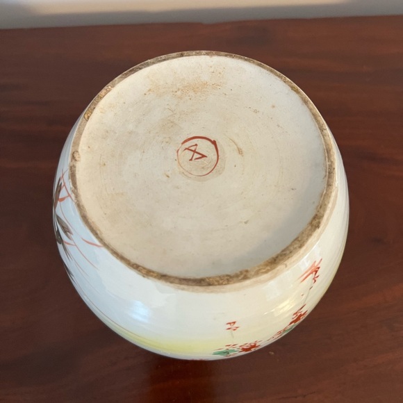 Vintage Handpainted Chinese Cachepot - Picture 5 of 7